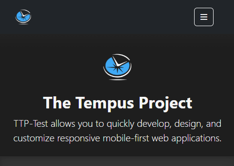 Dark-mode mobile view